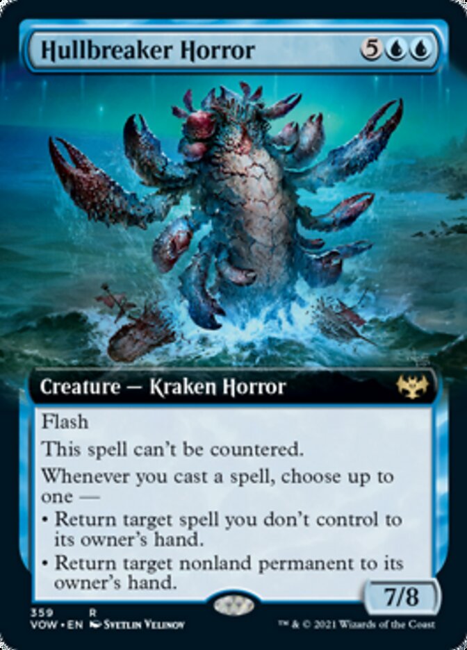 Hullbreaker Horror (Extended Art) [Innistrad: Crimson Vow] | Clutch Gaming