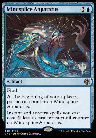 Mindsplice Apparatus (Promo Pack) [Phyrexia: All Will Be One Promos] | Clutch Gaming