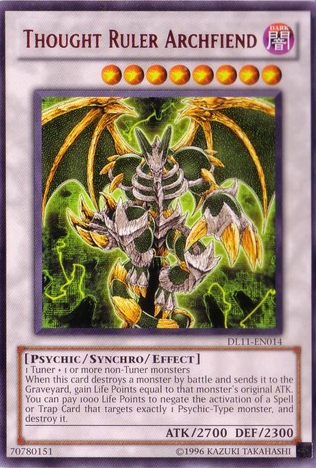 Thought Ruler Archfiend (Red) [DL11-EN014] Rare | Clutch Gaming