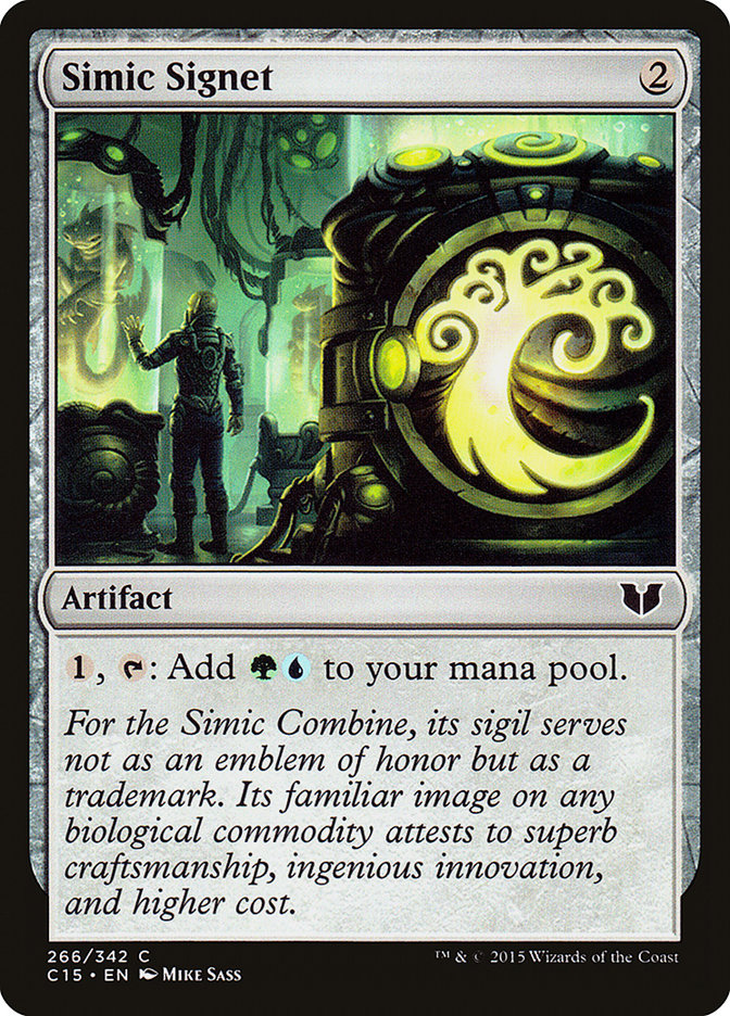 Simic Signet [Commander 2015] | Clutch Gaming