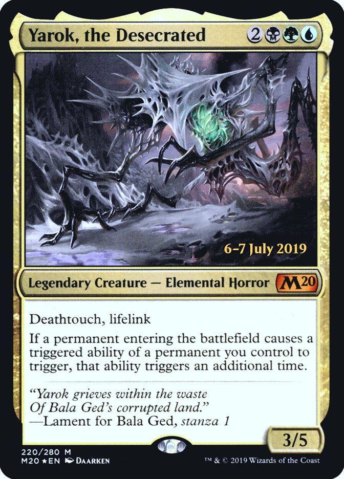 Yarok, the Desecrated [Core Set 2020 Prerelease Promos] | Clutch Gaming