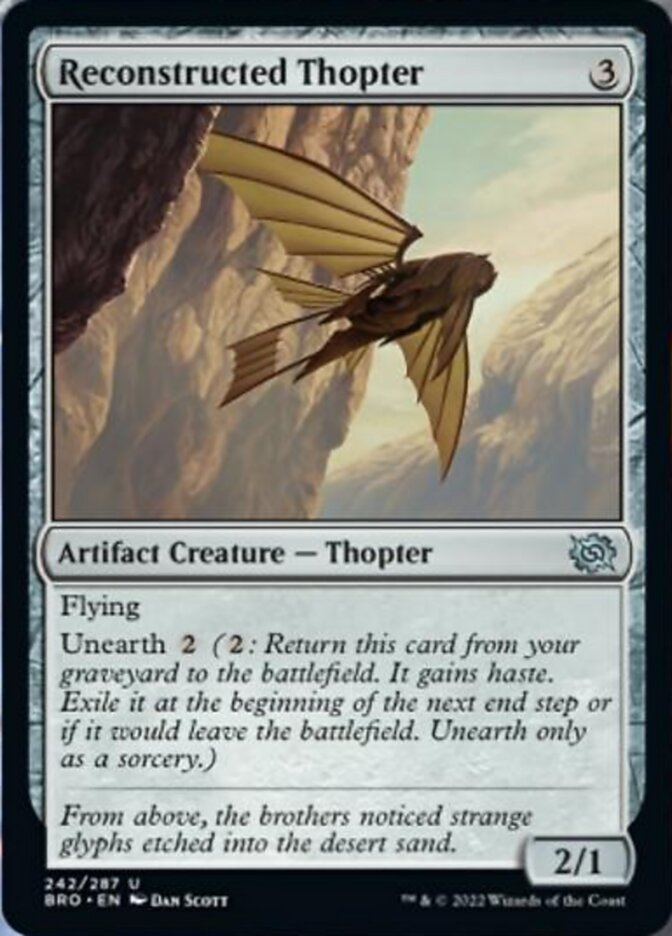 Reconstructed Thopter [The Brothers' War] | Clutch Gaming