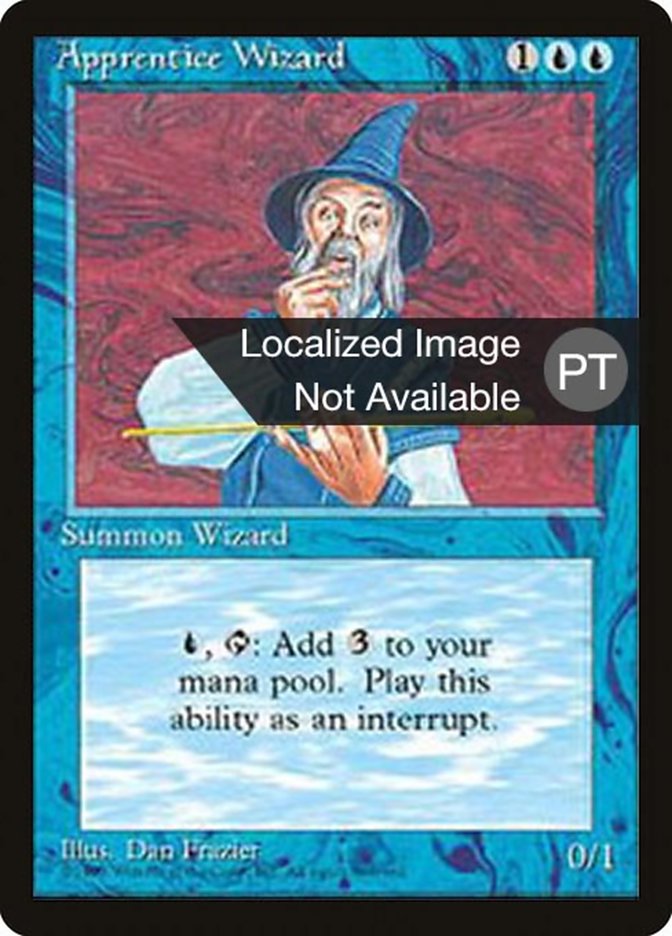 Apprentice Wizard [Fourth Edition (Foreign Black Border)] | Clutch Gaming