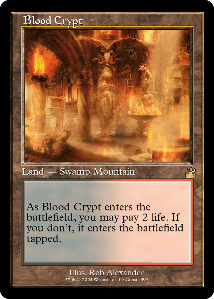 Blood Crypt (Retro) [Ravnica Remastered] | Clutch Gaming