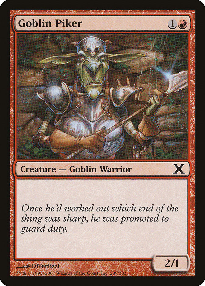 Goblin Piker [Tenth Edition] | Clutch Gaming