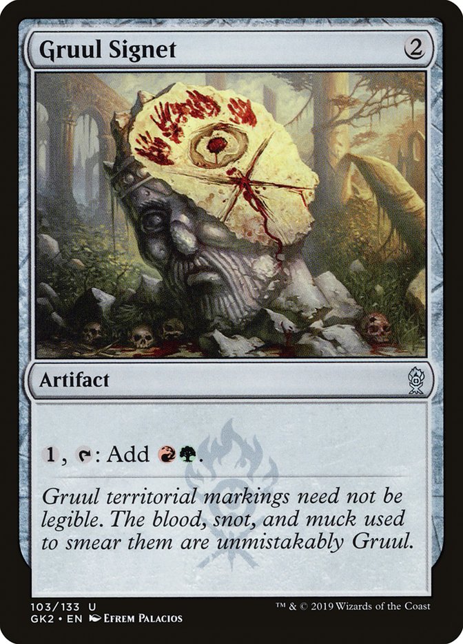 Gruul Signet [Ravnica Allegiance Guild Kit] | Clutch Gaming