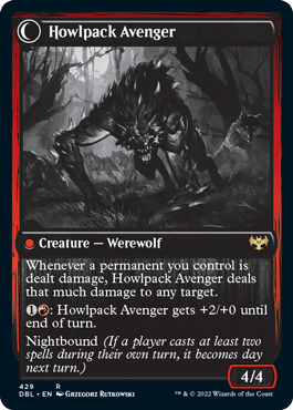 Ill-Tempered Loner // Howlpack Avenger [Innistrad: Double Feature] | Clutch Gaming