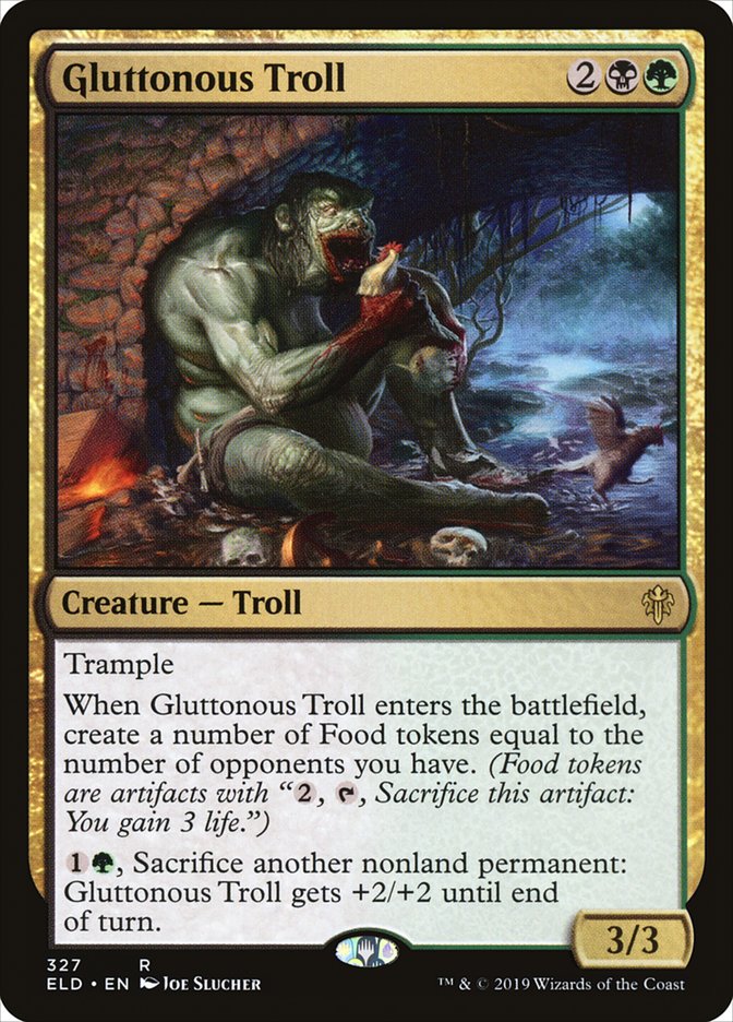 Gluttonous Troll [Throne of Eldraine] | Clutch Gaming