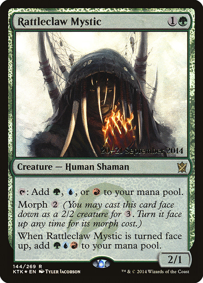 Rattleclaw Mystic [Khans of Tarkir Prerelease Promos] | Clutch Gaming