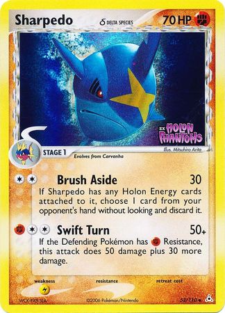 Sharpedo (53/110) (Delta Species) (Stamped) [EX: Holon Phantoms] | Clutch Gaming