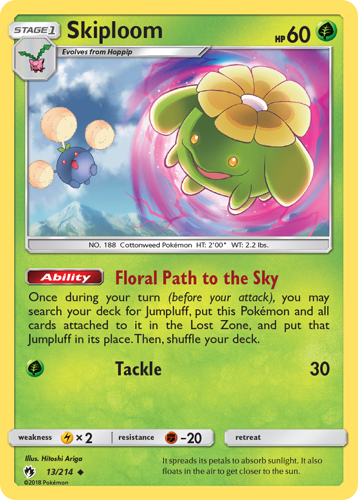 Skiploom (13/214) [Sun & Moon: Lost Thunder] | Clutch Gaming