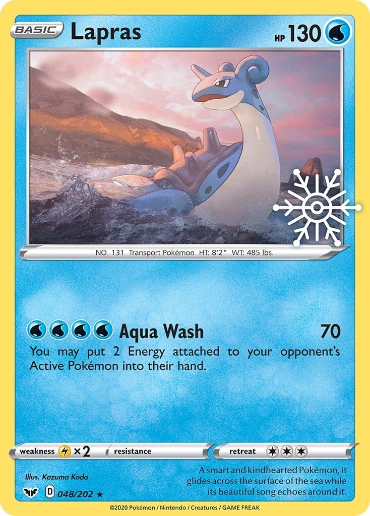 Lapras (048/202) (Holiday Calendar) [Sword & Shield: Base Set] | Clutch Gaming