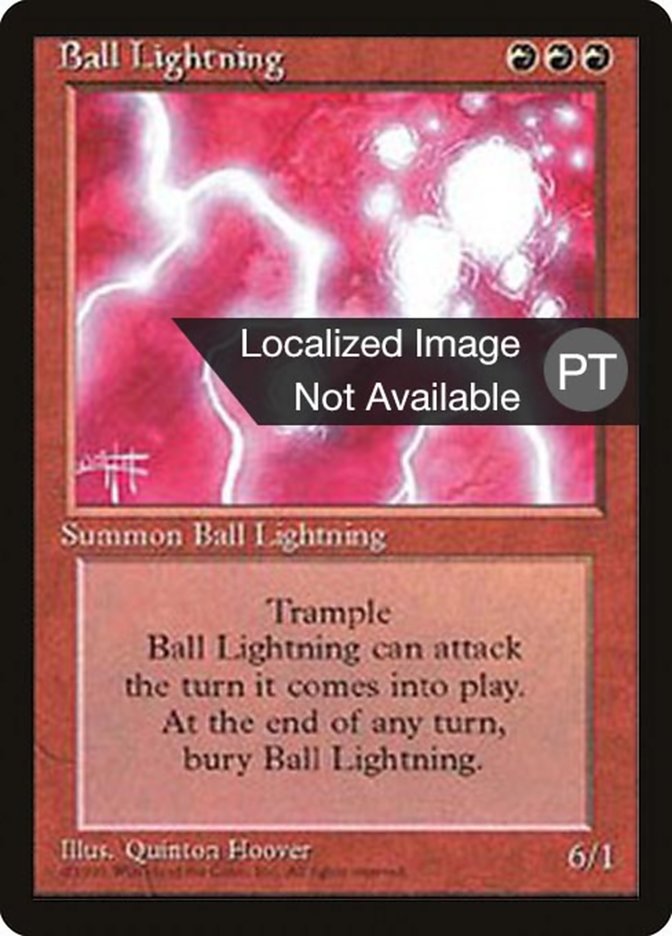 Ball Lightning [Fourth Edition (Foreign Black Border)] | Clutch Gaming