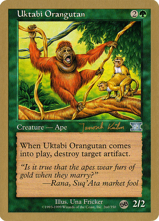 Uktabi Orangutan (Janosch Kuhn) (SB) [World Championship Decks 2000] | Clutch Gaming