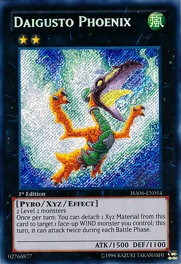 Daigusto Phoenix [HA06-EN054] Secret Rare | Clutch Gaming