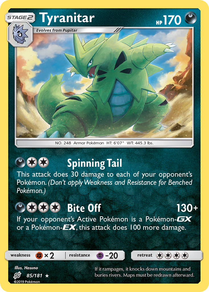 Tyranitar (85/181) [Sun & Moon: Team Up] | Clutch Gaming