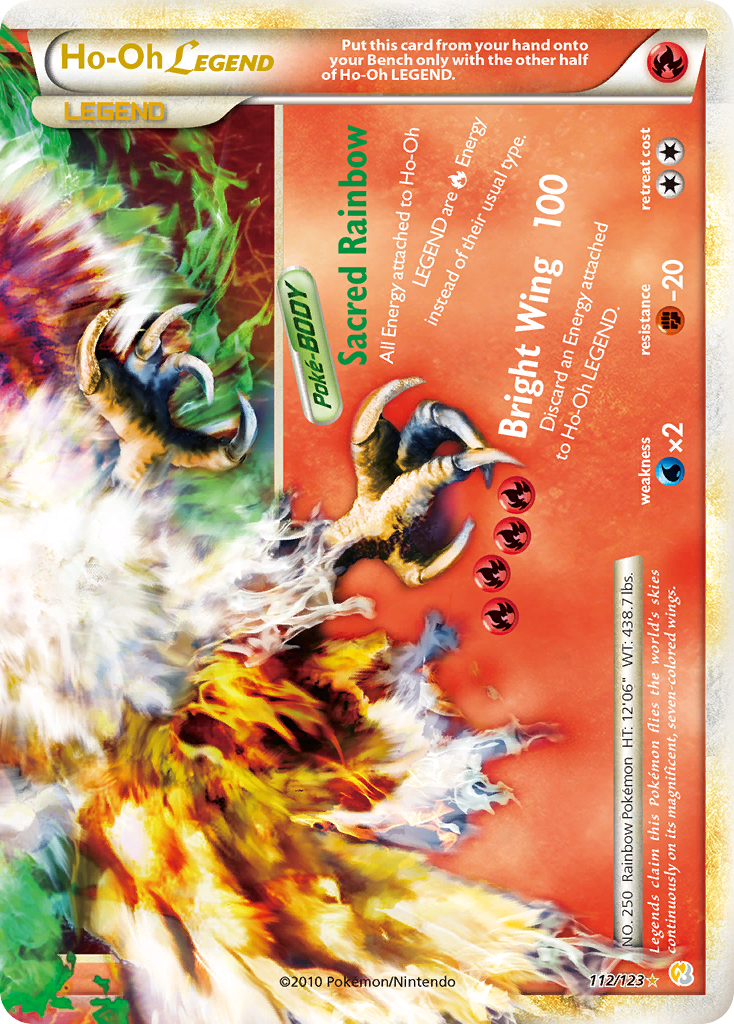 Ho-Oh LEGEND (112/123) [HeartGold & SoulSilver: Base Set] | Clutch Gaming