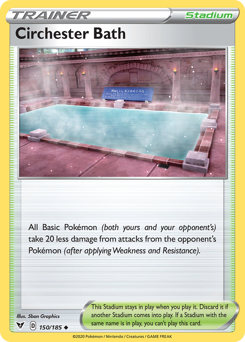Circhester Bath (150/185) [Sword & Shield: Vivid Voltage] | Clutch Gaming