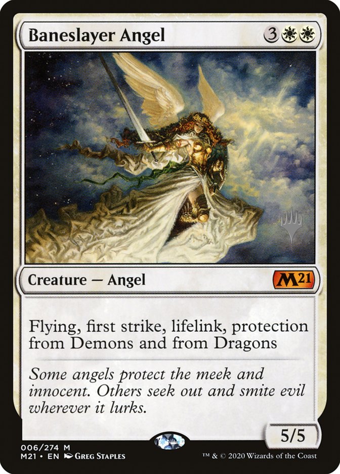 Baneslayer Angel (Promo Pack) [Core Set 2021 Promos] | Clutch Gaming