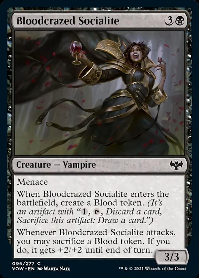 Bloodcrazed Socialite [Innistrad: Crimson Vow] | Clutch Gaming