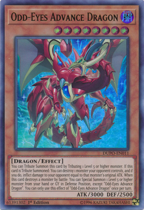 Odd-Eyes Advance Dragon [DUPO-EN011] Ultra Rare | Clutch Gaming
