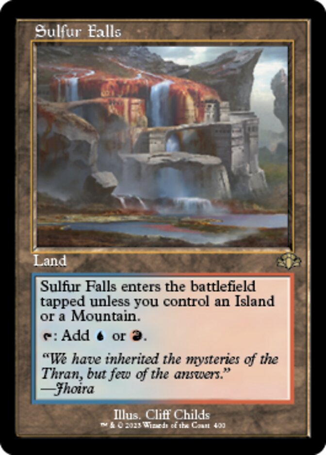 Sulfur Falls (Retro) [Dominaria Remastered] | Clutch Gaming