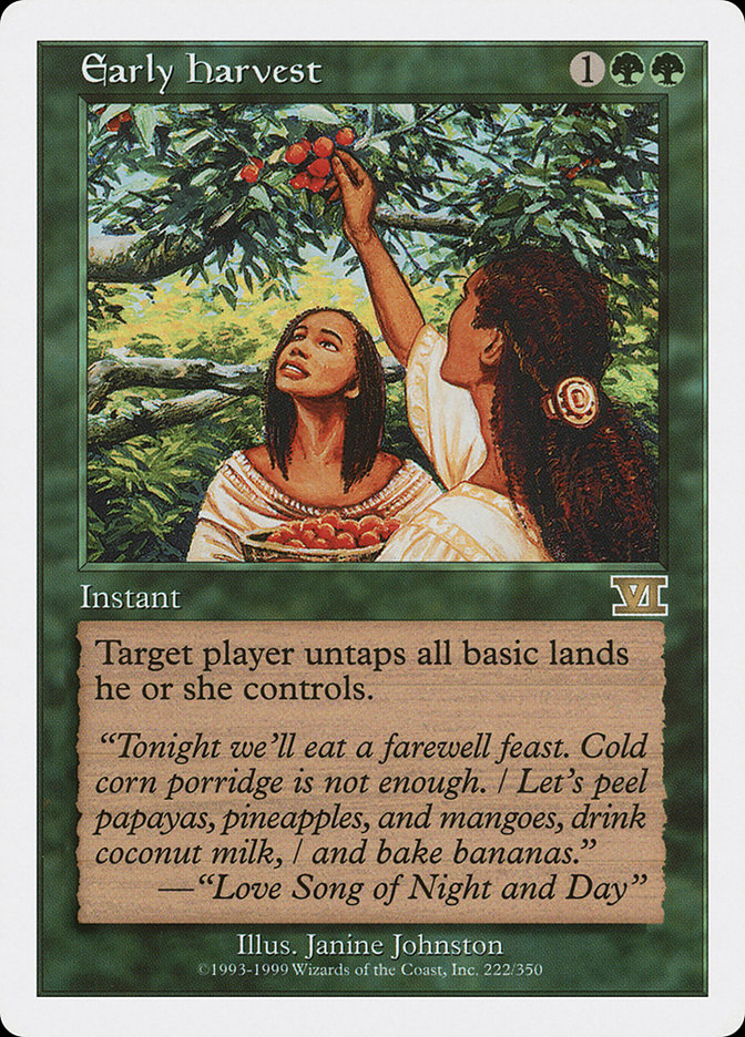 Early Harvest [Classic Sixth Edition] | Clutch Gaming