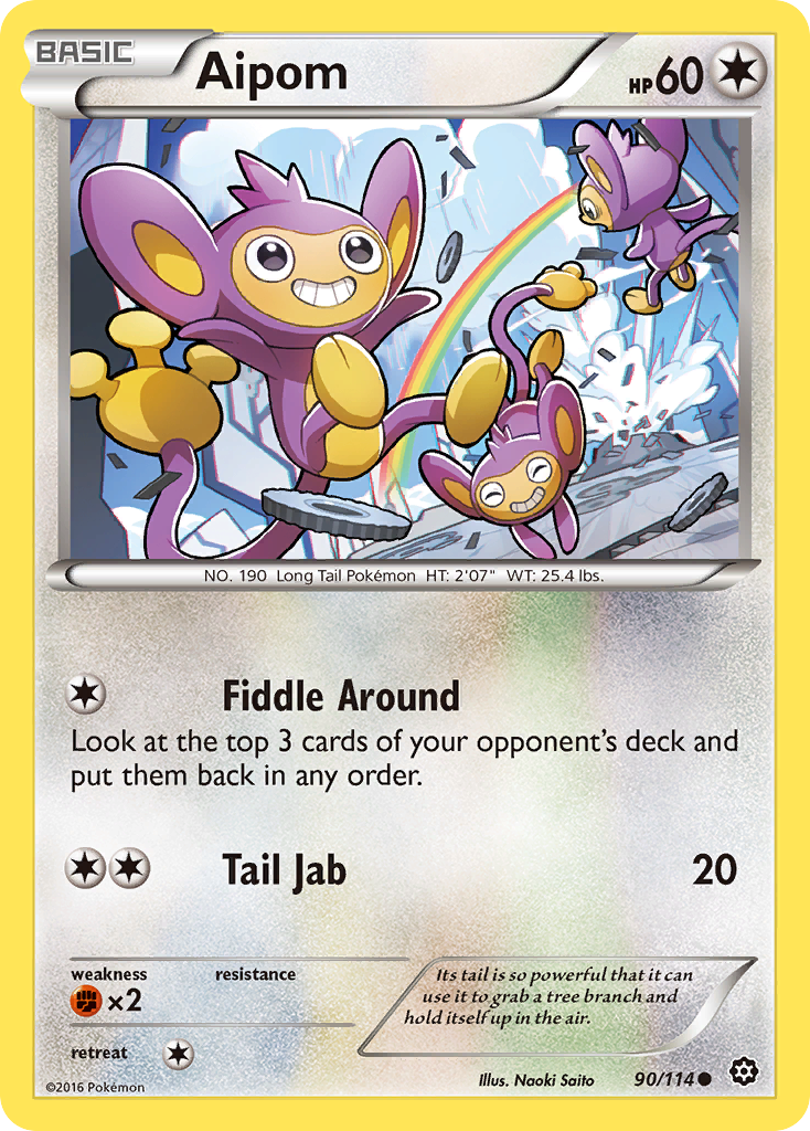 Aipom (90/114) [XY: Steam Siege] | Clutch Gaming