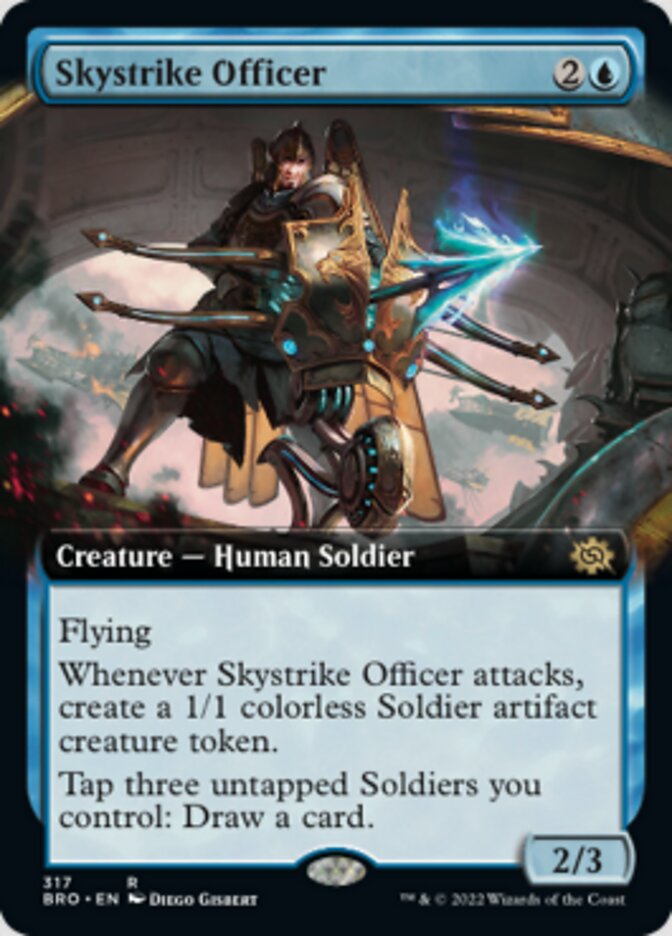 Skystrike Officer (Extended Art) [The Brothers' War] | Clutch Gaming