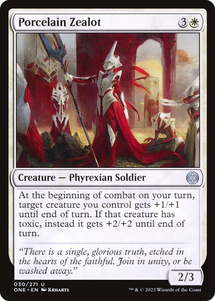 Porcelain Zealot [Phyrexia: All Will Be One] | Clutch Gaming