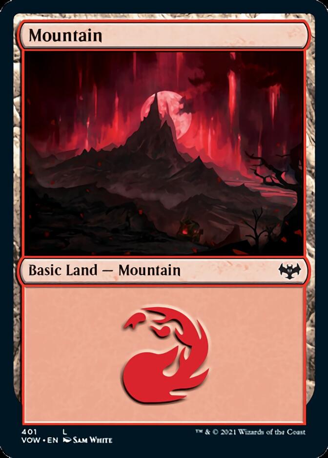 Mountain (401) [Innistrad: Crimson Vow] | Clutch Gaming