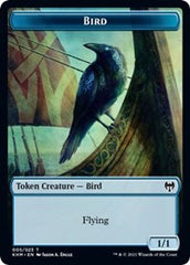 Bird (005) // Soldier Double-Sided Token [Kaldheim Commander Tokens] | Clutch Gaming