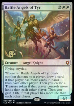 Battle Angels of Tyr [Commander Legends: Battle for Baldur's Gate Prerelease Promos] | Clutch Gaming