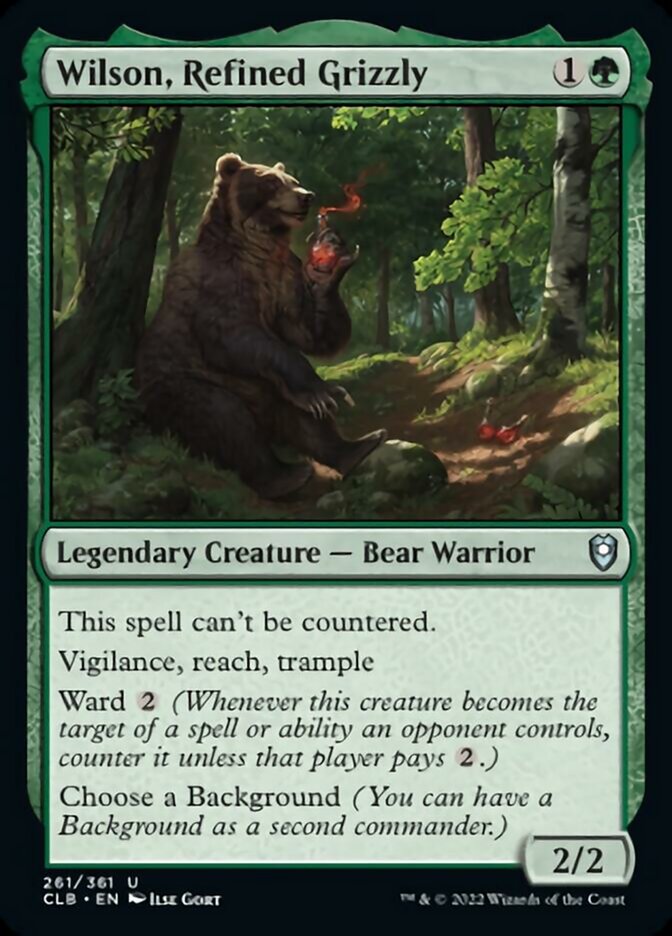 Wilson, Refined Grizzly [Commander Legends: Battle for Baldur's Gate] | Clutch Gaming