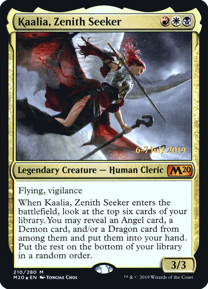 Kaalia, Zenith Seeker [Core Set 2020 Prerelease Promos] | Clutch Gaming