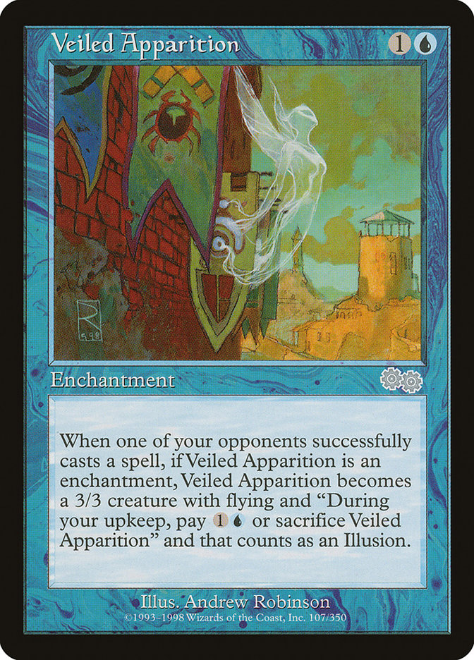 Veiled Apparition [Urza's Saga] | Clutch Gaming