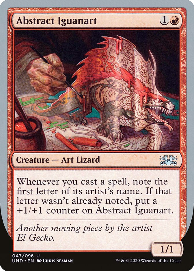 Abstract Iguanart [Unsanctioned] | Clutch Gaming