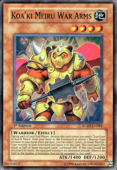 Koa'ki Meiru War Arms [RGBT-EN081] Super Rare | Clutch Gaming