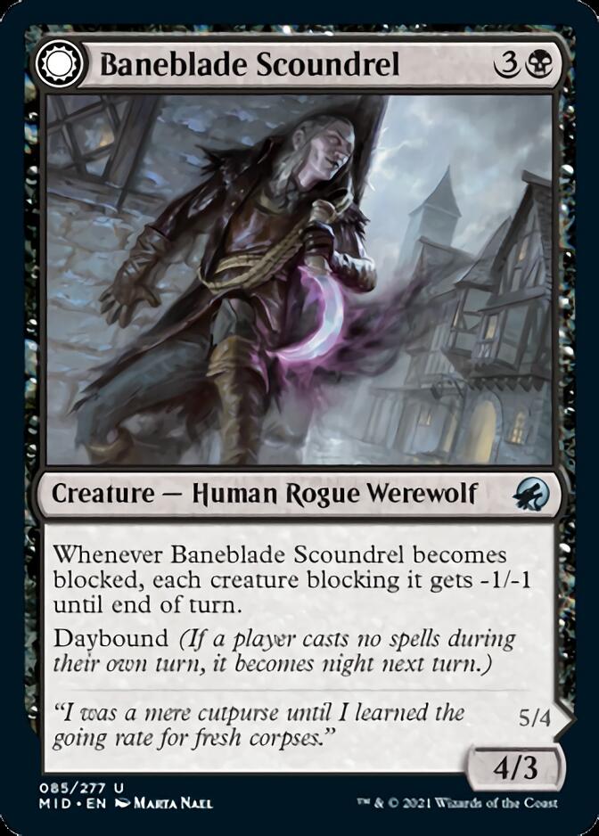 Baneblade Scoundrel // Baneclaw Marauder [Innistrad: Midnight Hunt] | Clutch Gaming