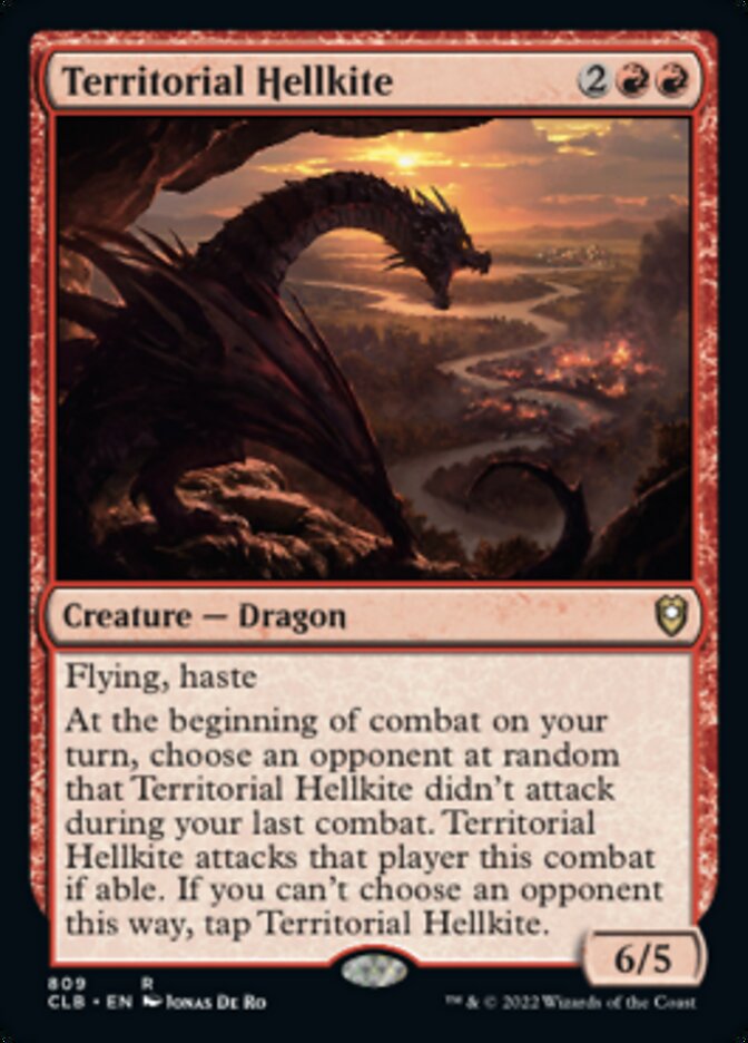 Territorial Hellkite [Commander Legends: Battle for Baldur's Gate] | Clutch Gaming