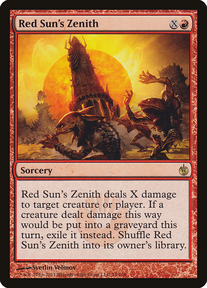 Red Sun's Zenith [Mirrodin Besieged] | Clutch Gaming