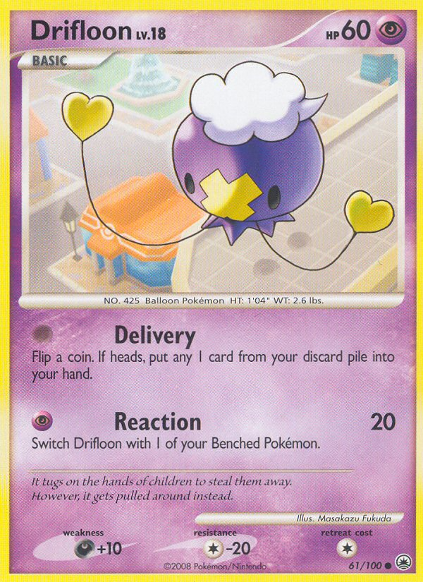 Drifloon (61/100) [Diamond & Pearl: Majestic Dawn] | Clutch Gaming