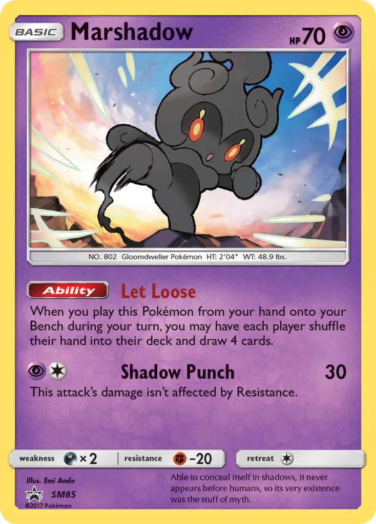 Marshadow (SM85) [Sun & Moon: Black Star Promos] | Clutch Gaming