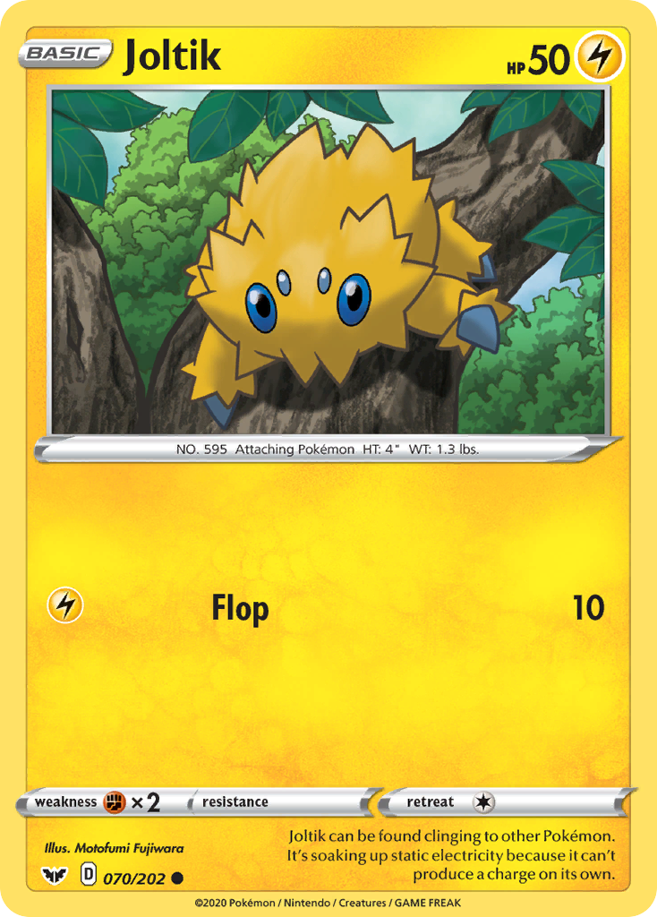 Joltik (070/202) [Sword & Shield: Base Set] | Clutch Gaming