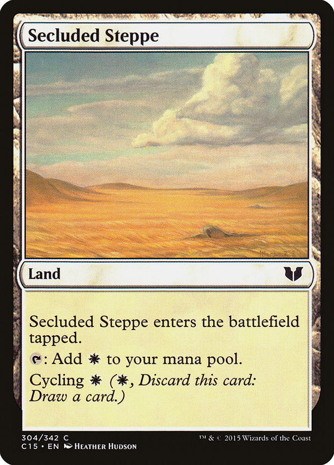 Secluded Steppe [Commander 2015] | Clutch Gaming