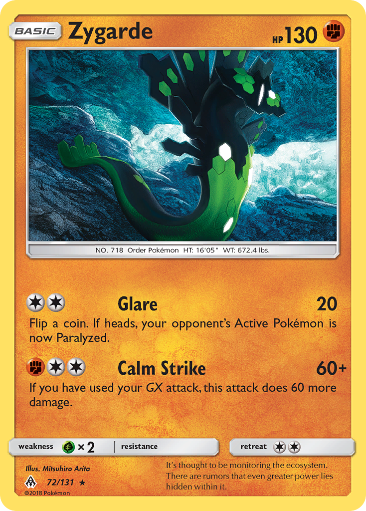 Zygarde (72/131) [Sun & Moon: Forbidden Light] | Clutch Gaming