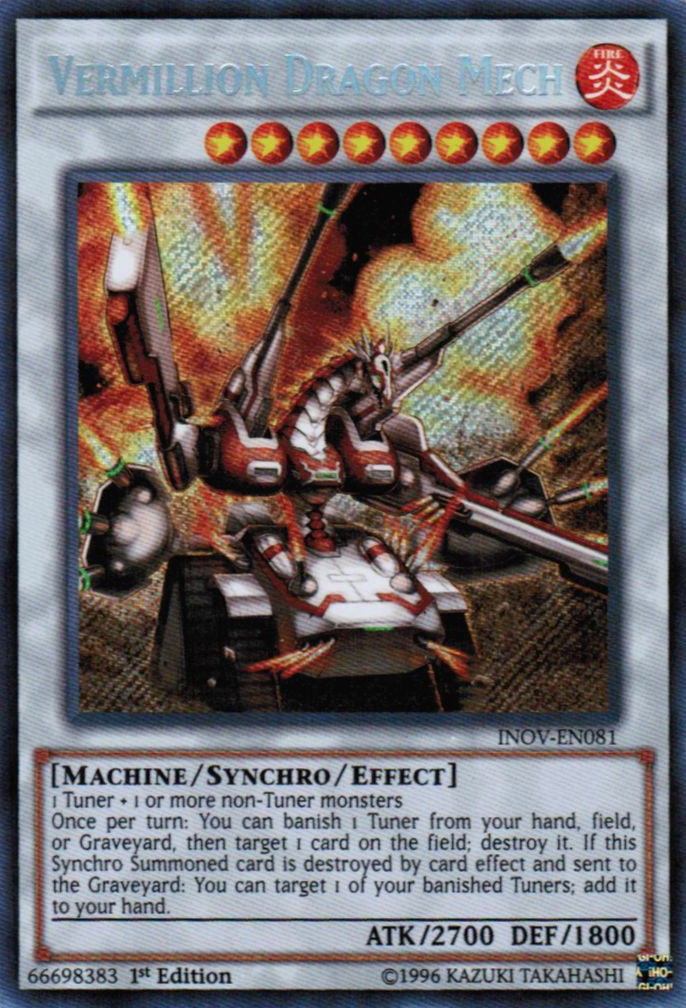 Vermillion Dragon Mech [INOV-EN081] Secret Rare | Clutch Gaming