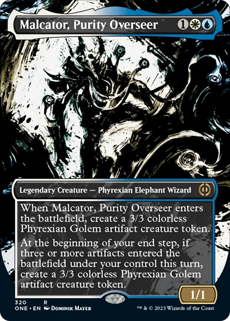 Malcator, Purity Overseer (Borderless Ichor) [Phyrexia: All Will Be One] | Clutch Gaming