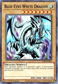 Blue-Eyes White Dragon (Green) [LDS2-EN001] Ultra Rare | Clutch Gaming