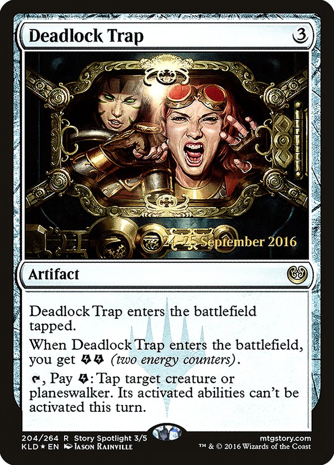 Deadlock Trap [Kaladesh Prerelease Promos] | Clutch Gaming